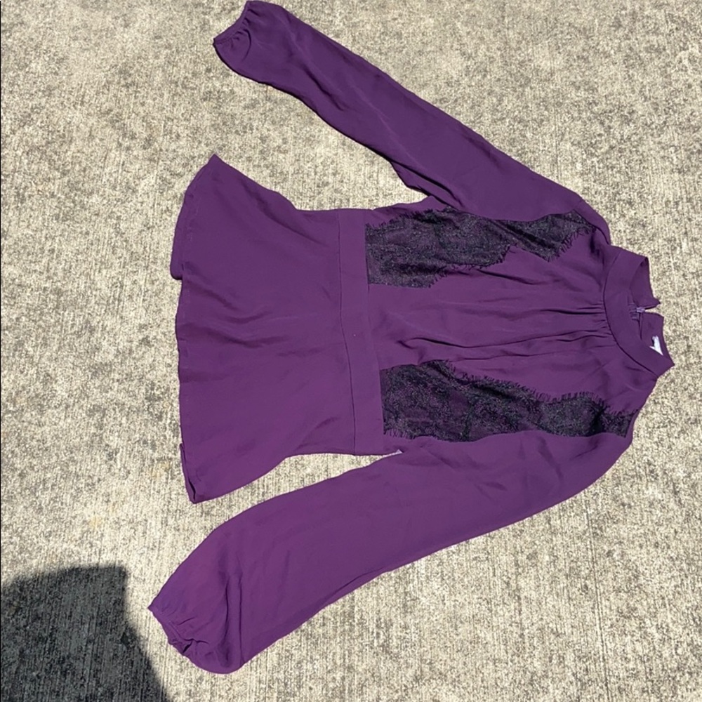 Peplum blouse size M